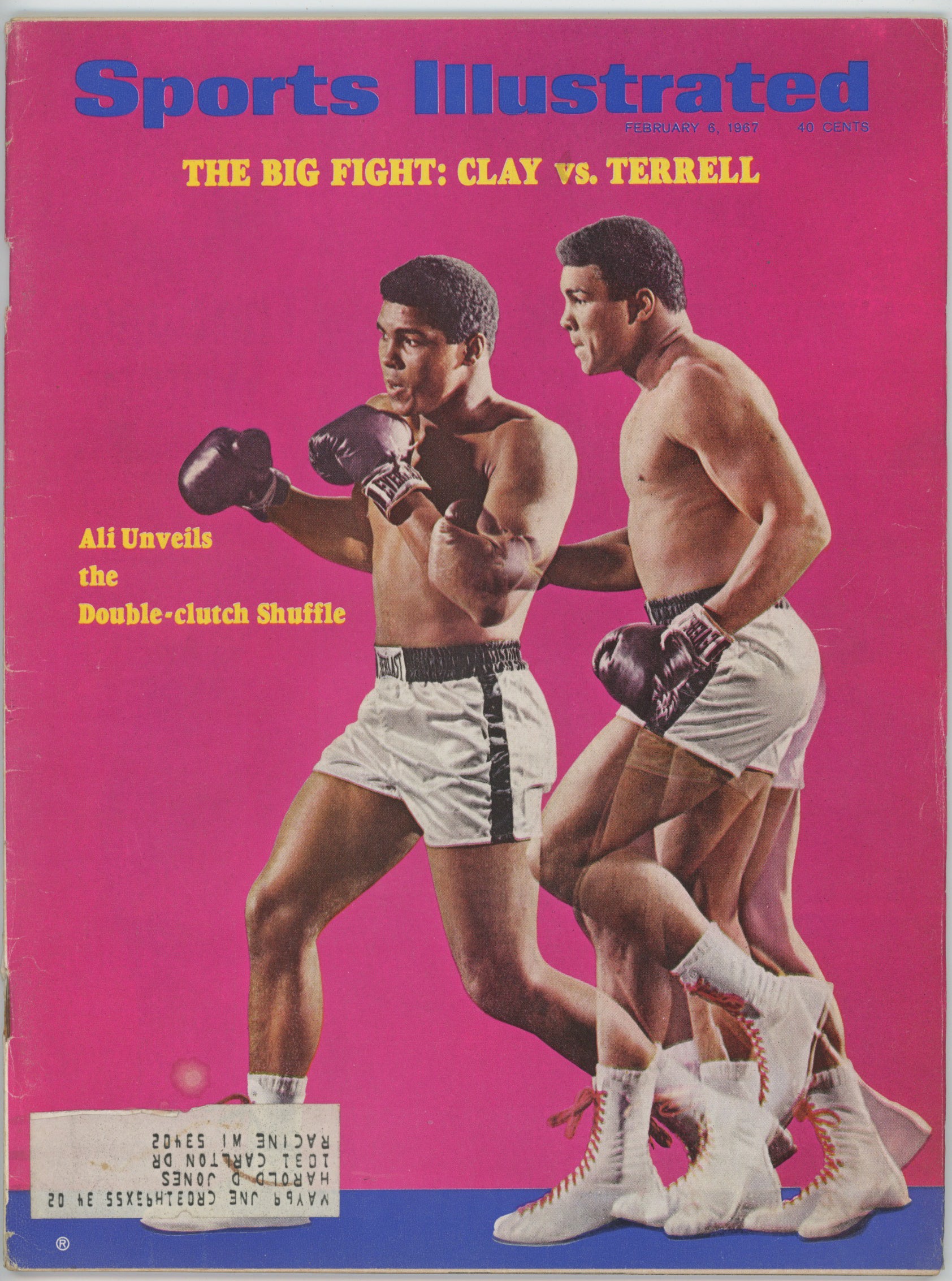Muhammad Ali “The Big Fight” 2/6/67 EX ML