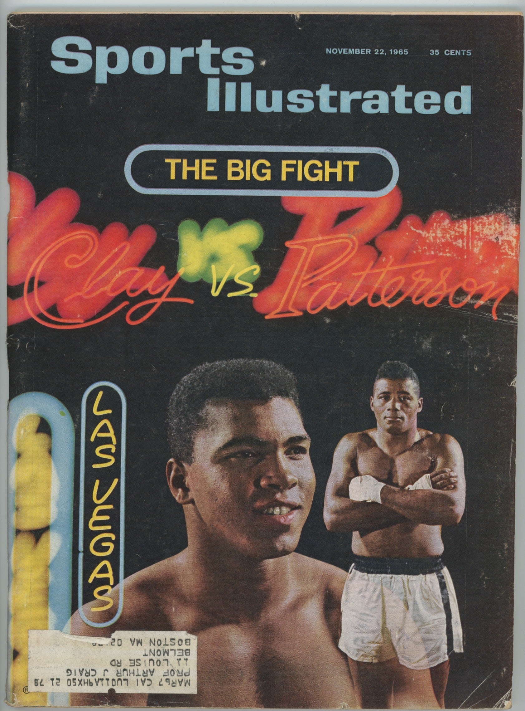 Muhammad Ali “The Big Fight in Vegas” 11/22/65 EX ML