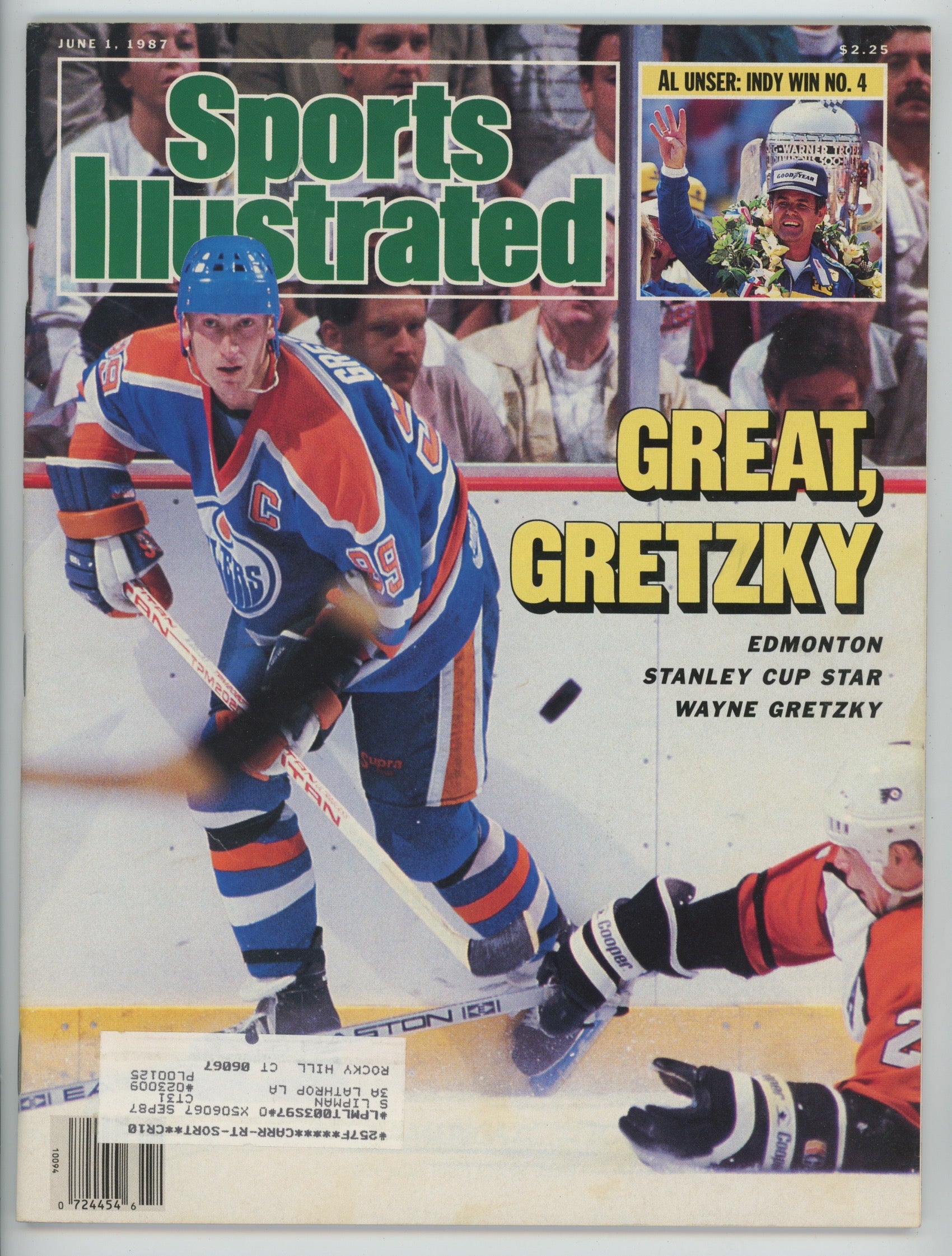 Wayne Gretzky “Great, Gretzky” 6/1/87 EX-MT ML