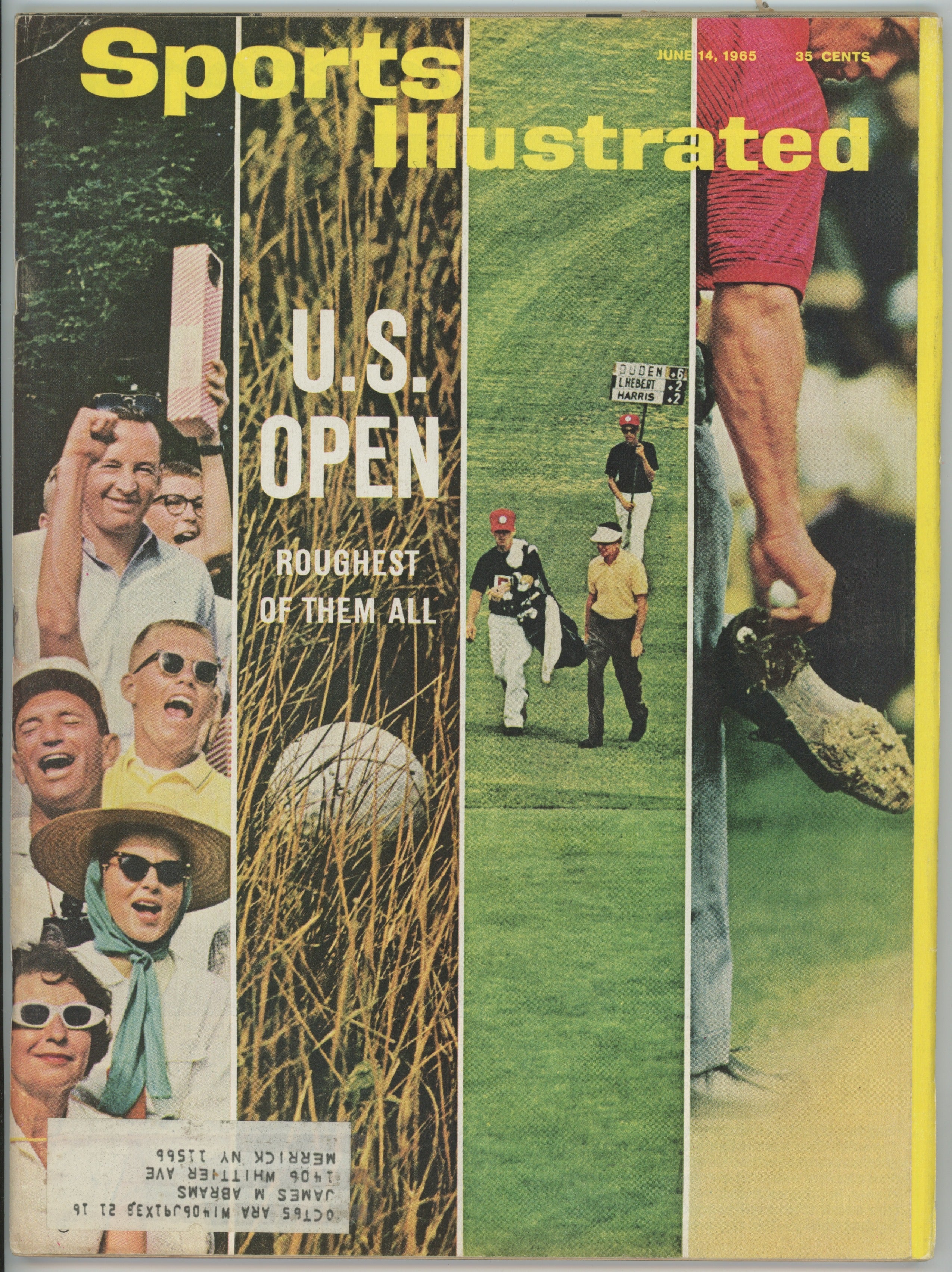 The U.S. Open “Roughest of Them All” 6/14/65 EX ML