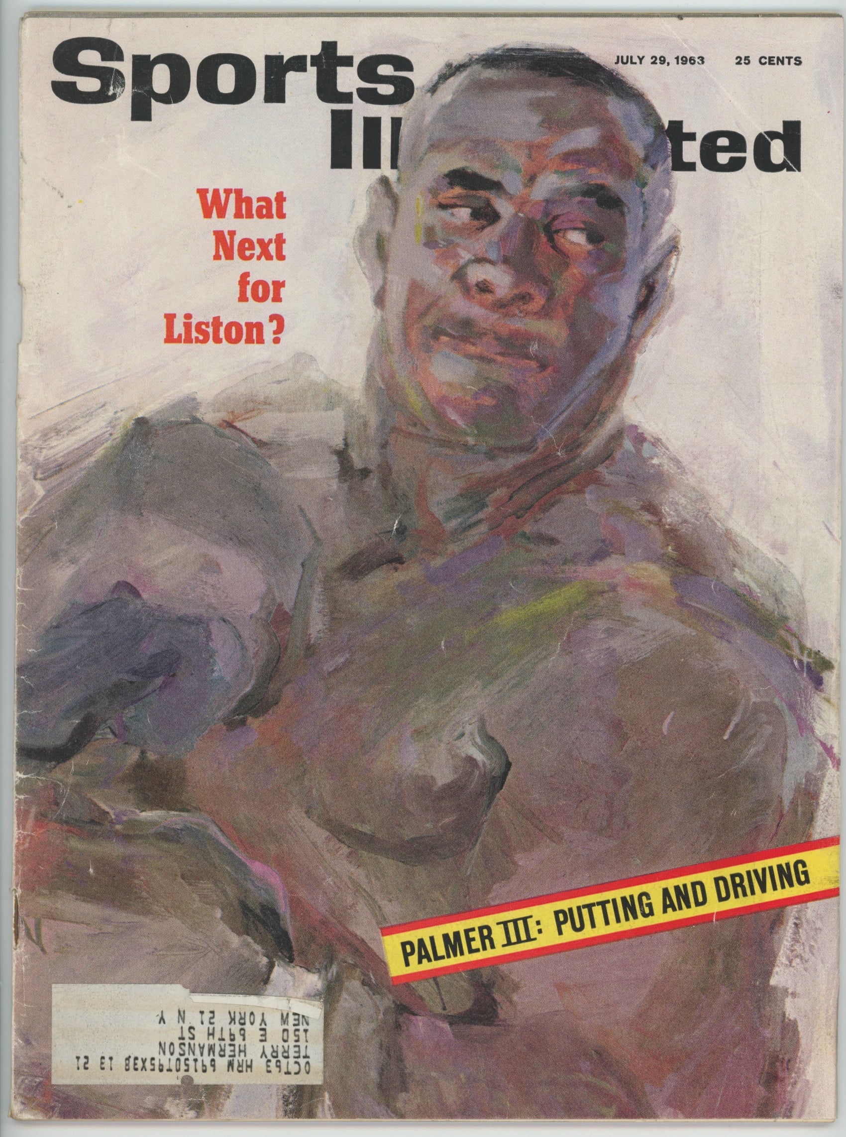 Sonny Liston “What Next for Liston?” 7/29/63 EX ML