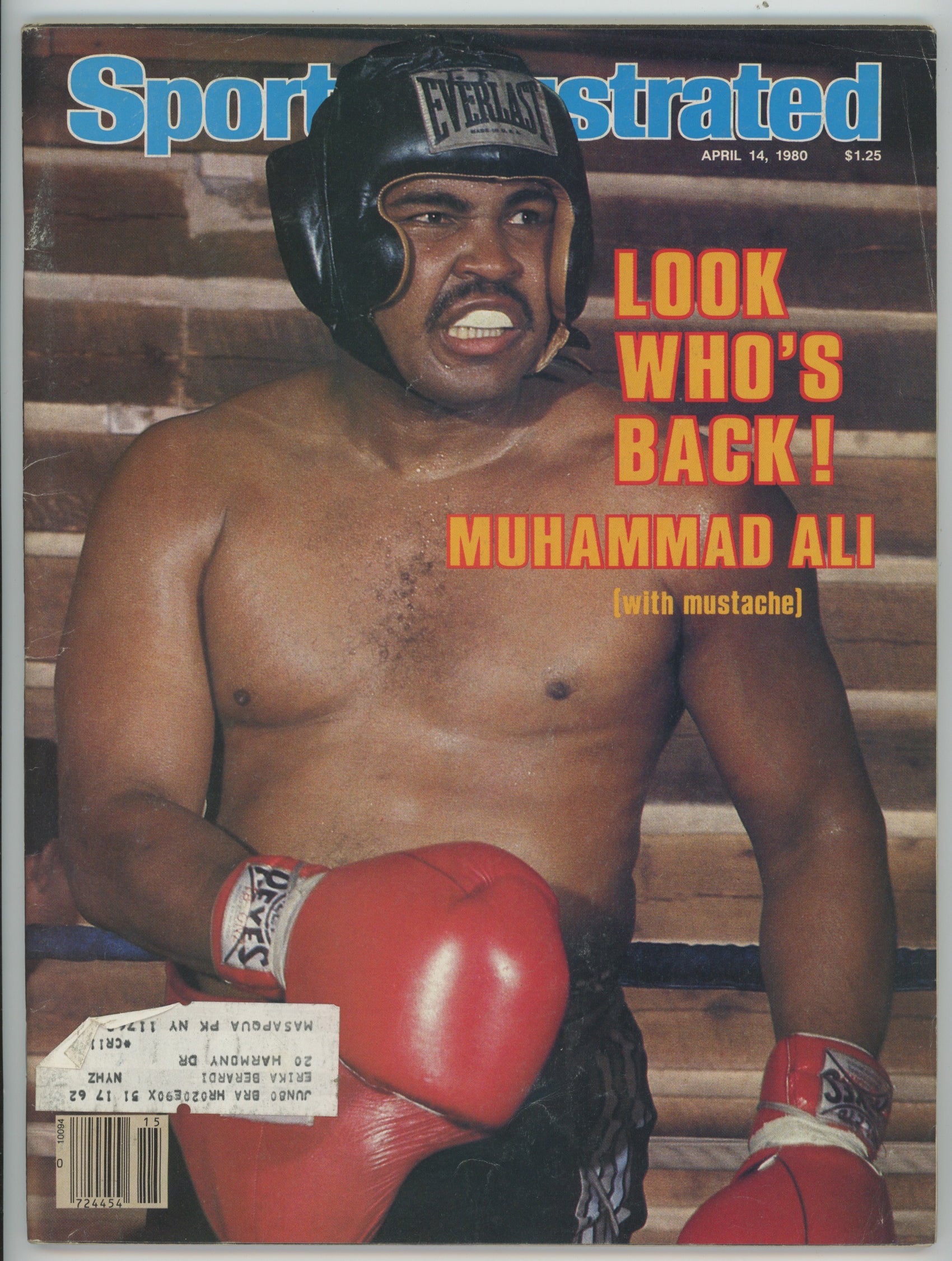 Muhammad Ali “Look Who’s Back!” 4/14/80 EX ML