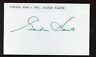 Gordie Howe Autographed / Signed Index Card Hologram