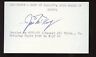 Jim McKay Sportscaster Autographed / Signed Index Card Hologram