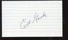 Curt Gowdy Sportscaster Autographed / Signed Index Card Hologram