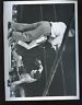 Original March 17 1950 Ref Ruby Goldberg & Willie Pep Boxing Wire Photo