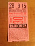 CHICAGO WHITE SOX 1960 TICKET STUB