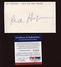 Red Holzman NY Knicks Coach Signed 3x5 Index Card PSA DNA