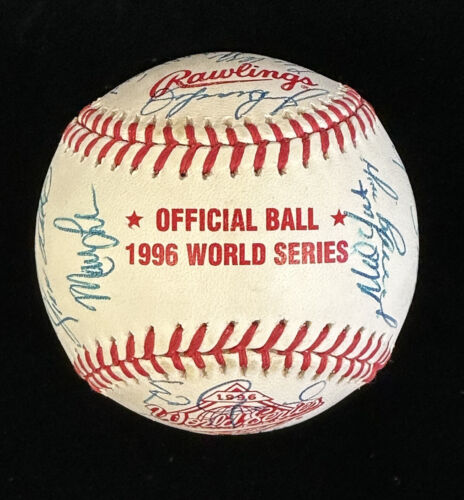 1996 Atlanta Braves TEAM SIGNED Official World Series Baseball 28 sigs NL CHAMPS