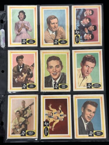 Lot of 20 Different 1960 Fleer Spins & Needles Non-Sport Cards w/ Anka Dean ++