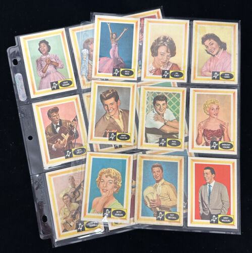 Lot of 20 Different 1960 Fleer Spins & Needles Non-Sport Cards w/ Anka Dean ++