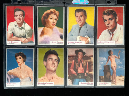 Lot of 51 Different 1953 Topps Who-Z-At-Star Non-Sport Cards Partial Set 51/80