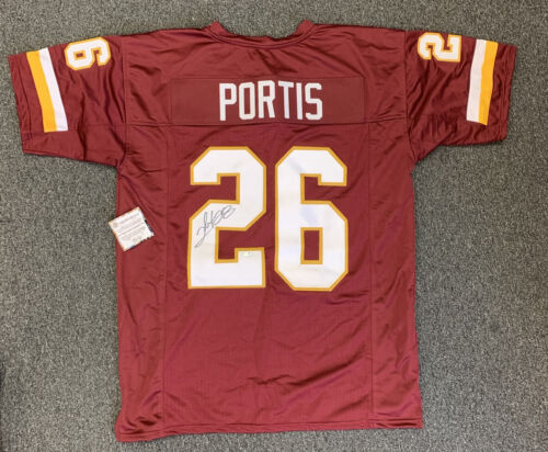 Clinton Portis Washington Redskins SIGNED Football Jersey #26 w/ Schwartz COA