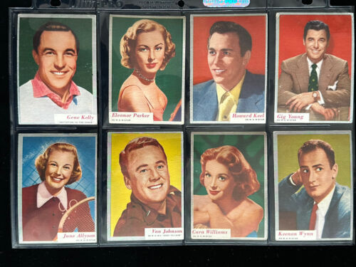 Lot of 51 Different 1953 Topps Who-Z-At-Star Non-Sport Cards Partial Set 51/80