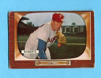 1955 Bowman #171 Robin Roberts Philadelphia Phillies Baseball Card VG