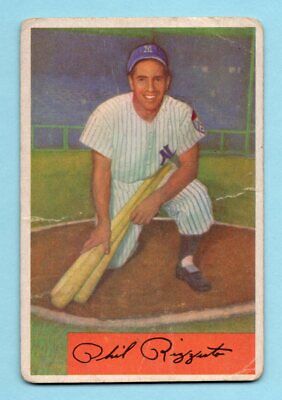 1954 Bowman #1 Phil Rizzuto New York Yankees Baseball Card Low Grade