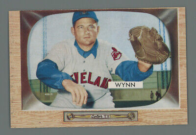 1955 Bowman #38 Early Wynn Cleveland Indians Baseball Card NM o/c