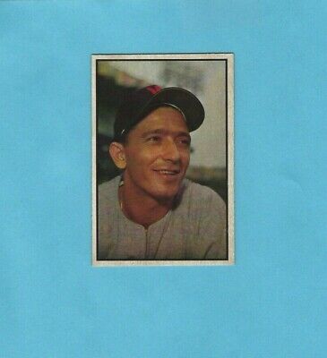 1953 Bowman Color #89 Sandalio Consuegra Washington Senators Baseball Card EX/MT