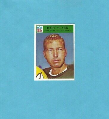 1966 Philadelphia #88 Bart Starr Green Bay Packers Football Card NM o/c