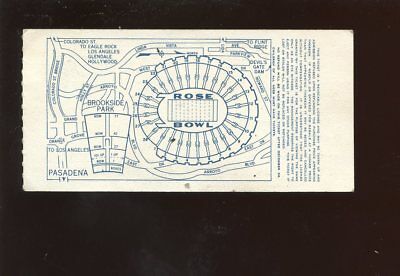 1950 NCAA Football Ticket Stub Rose Bowl Ohio State vs USC