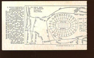 1962 NCAA Football Rose Bowl Ticket Stub 