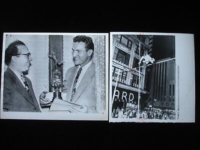 Lot of 2 Bob Richards 1950's Wire Photographs