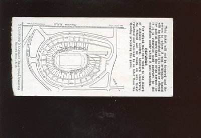 October 10 1931 NCAA Football Ticket Stub Minnesota at Stanford