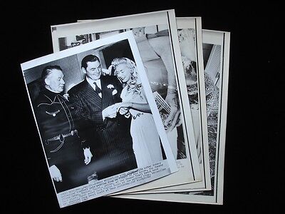 Lot of 4 Original 1948 & 1974 Olga Korbut Wire Photographs