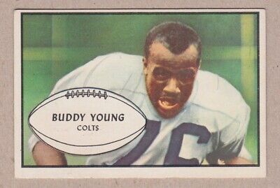 1953 Bowman #30 Buddy Young Baltimore Colts Football Card EX+