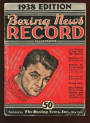 1938 Boxing News Record With James T. Braddock Front Cover VG