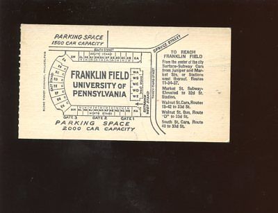 November 25 1939 NCAA Football Ticket Stub Cornell vs Pennsylvania