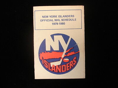 1979-80 New York Islanders Hockey Schedule