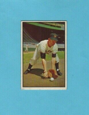 1953 Bowman Color #1 Davey Williams New York Giants Baseball Card Vg/Ex