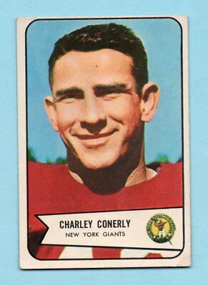 1954 Bowman #113 Charley Conerly New York Giants Football Card Vg/Ex str