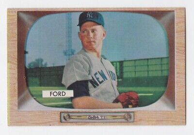 1955 Bowman #59 Whitey Ford New York Yankees Baseball Card Ex/Mt