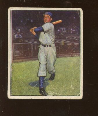 1950 Bowman Baseball Card #10 Tom Henrich New York Yankees