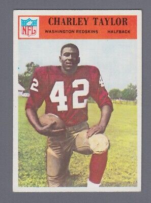 1966 Philadelphia #194 Charley Taylor Washington Redskins Football Card EX+