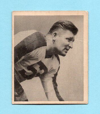 1948 Bowman #61 Alex Wojciechowicz Phila Eagles Rookie Football Card EX ap wrks