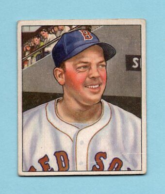 1950 Bowman #2 Vern Stephens Boston Red Sox Baseball Card Vg/Ex ap wrk