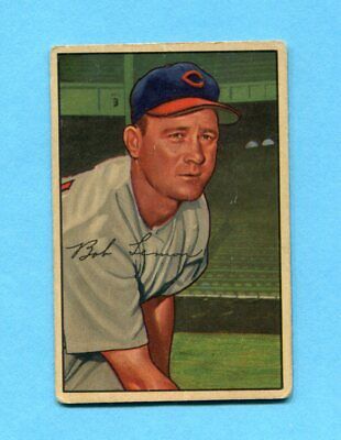 1952 Bowman #23 Bob Lemon Cleveland Indians Baseball Card VG