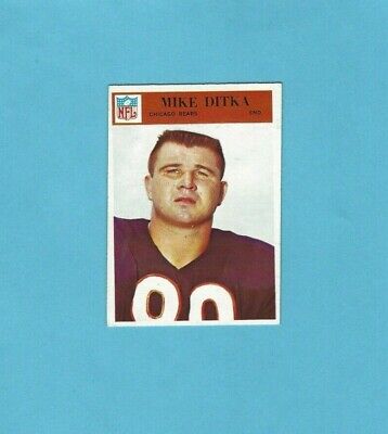 1966 Philadelphia #32 Mike Ditka Chicago Bears Football Card Ex/Mt DC