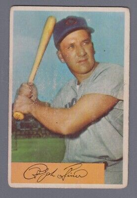 1954 Bowman #45 Ralph Kiner Chicago Cubs Baseball Card Low Grade