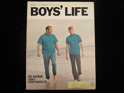 June 1969 Boys’ Life Magazine – Mickey Mantle Cover, Oversized