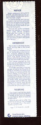 1977 NLCS Ticket Stub Los Angeles Dodgers at Philadelphia Phillie Game 4 NRMT