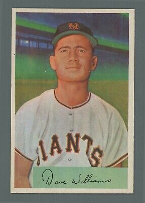 1954 Bowman #5 Davey Williams New York Giants Baseball Card NM