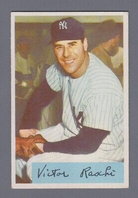 1954 Bowman #33 Vic Raschi New York Yankees Baseball Card EX