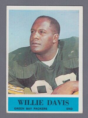 1964 Philadelphia #72 Willie Davis Green Bay Packers Rookie Football Card EX