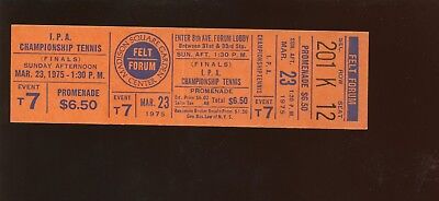 March 23 1975 IPA Championship Tennis Full Ticket 