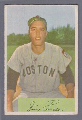 1954 Bowman #66 Jim Piersall Boston Red Sox Baseball Card VG+ ap wrk/cres