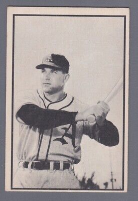 1953 Bowman Black & White #20 Eddie Robinson Philadelphia A's Baseball Card VG+